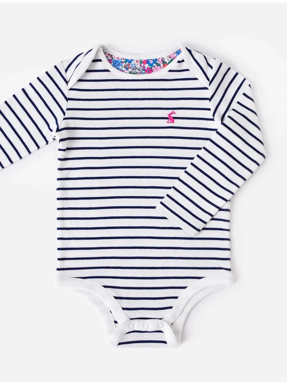 Joules Baby Girls' Butterfly Ditsy Long Sleeve Onesie